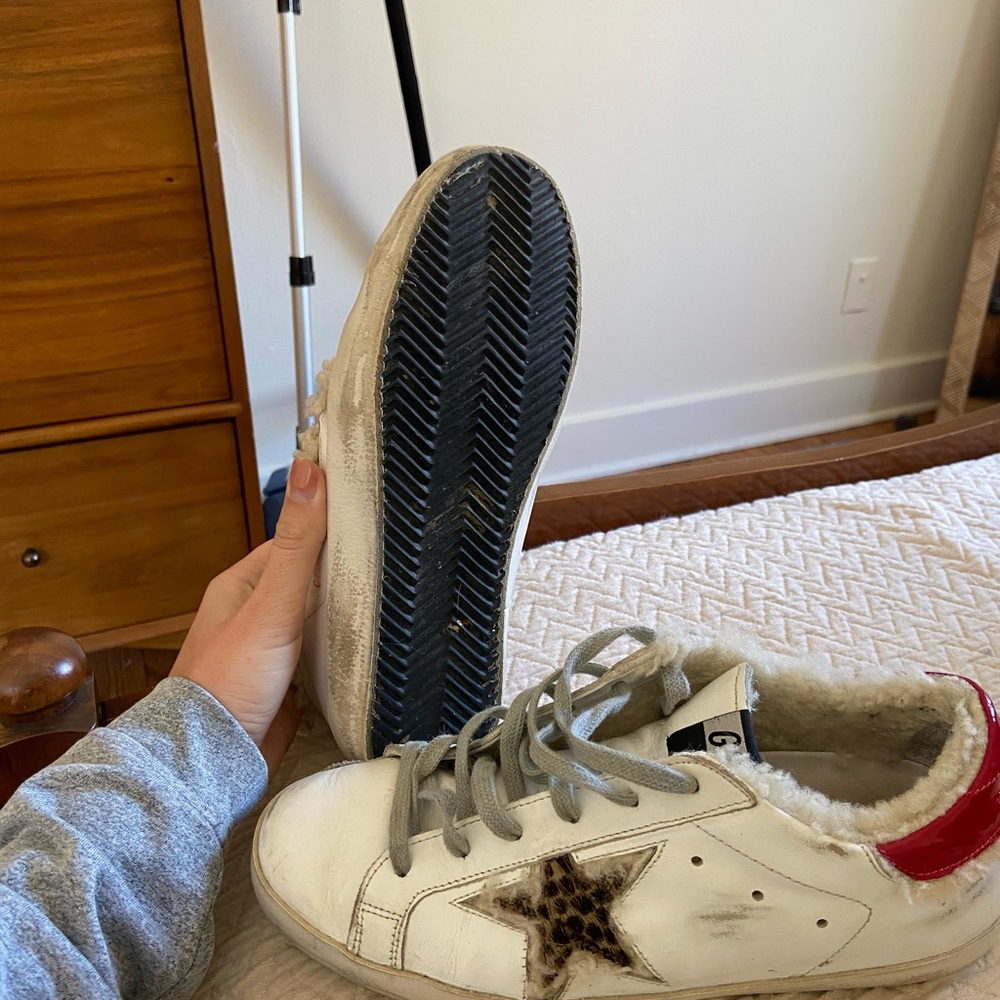 SOLD! Golden Goose Shearling and Cheetah 38 - Picture 8 of 8